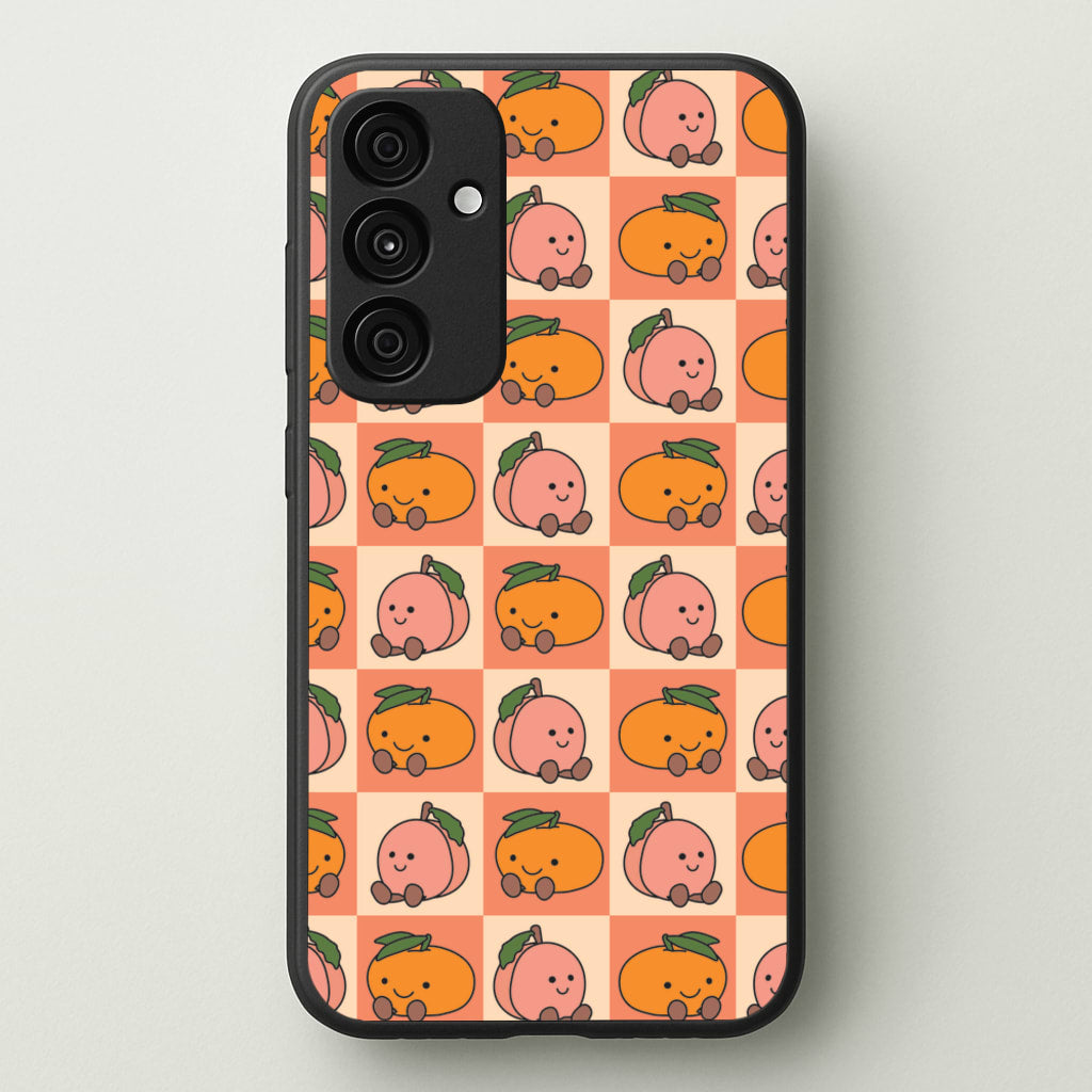 Oranges And Peaches - Plushy - Plushy Phone Case for Galaxy A35