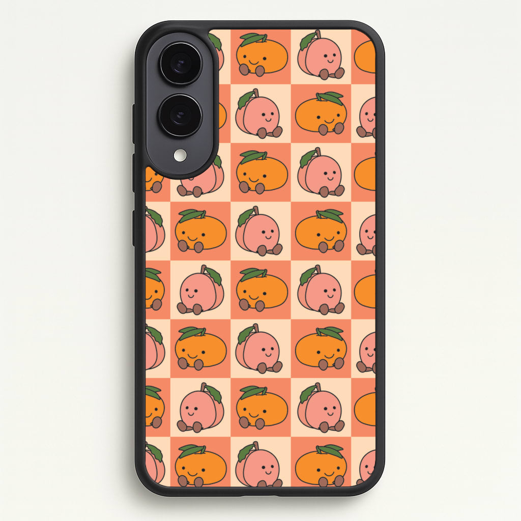 Oranges And Peaches - Plushy - Plushy Phone Case for Galaxy S25 Edge