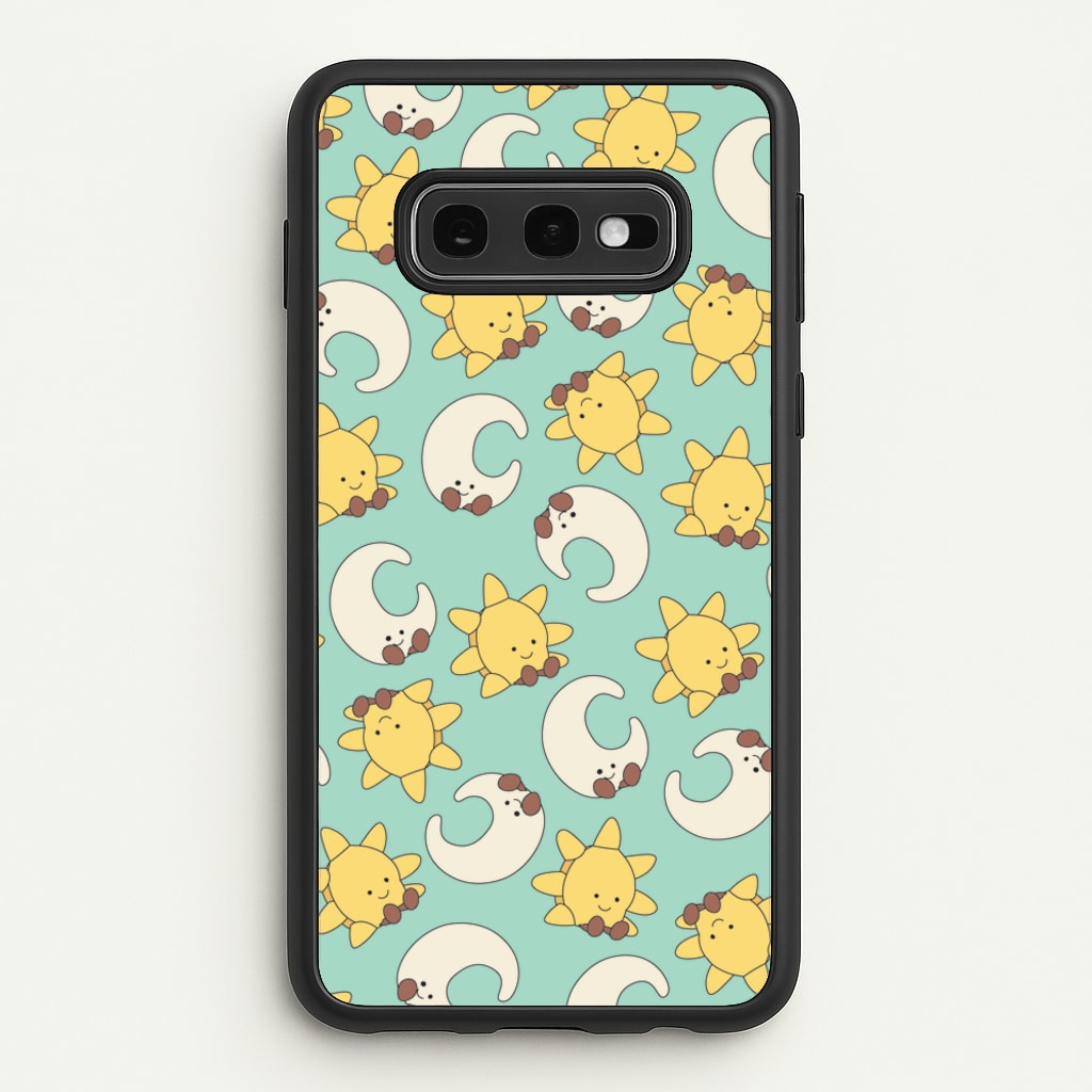 Stars And Moon Pattern - Plushy - Plushy Phone Case for Galaxy S10e