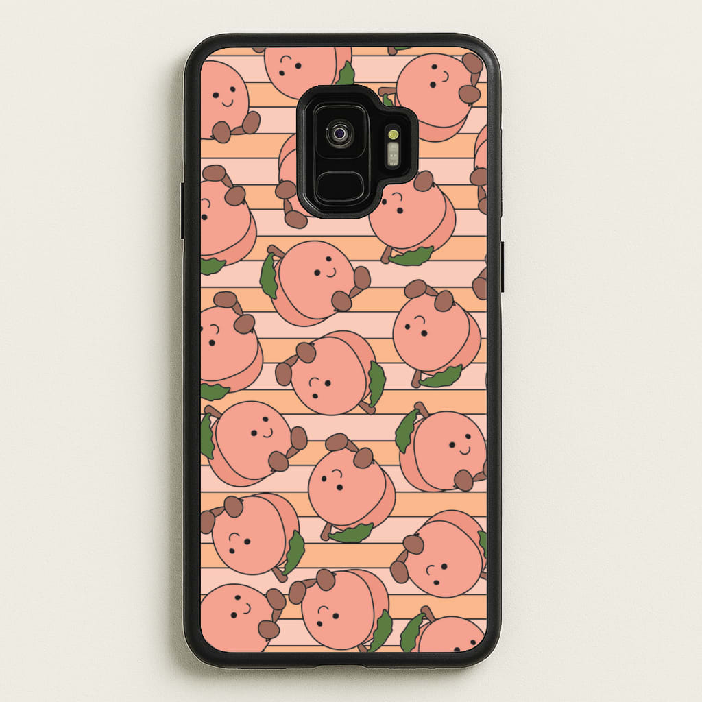 Feeling Peachy - Plushy Phone Case for Galaxy S9