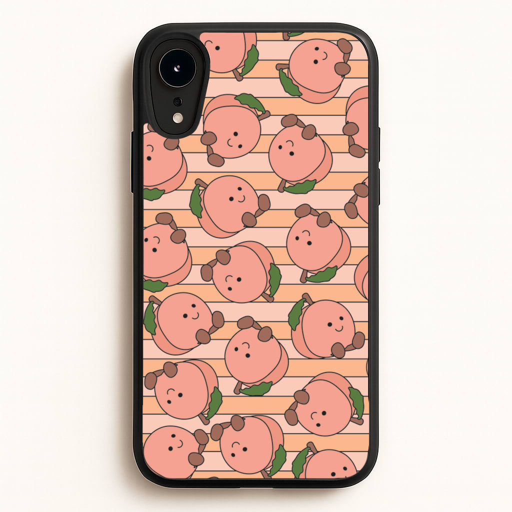 Feeling Peachy - Plushy Phone Case for iPhone XR