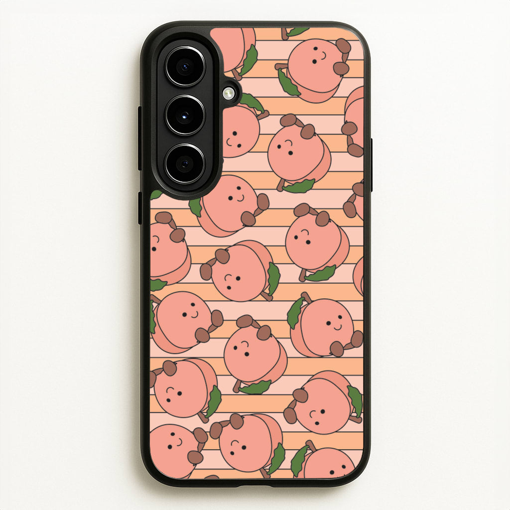 Feeling Peachy - Plushy Phone Case for Galaxy A56