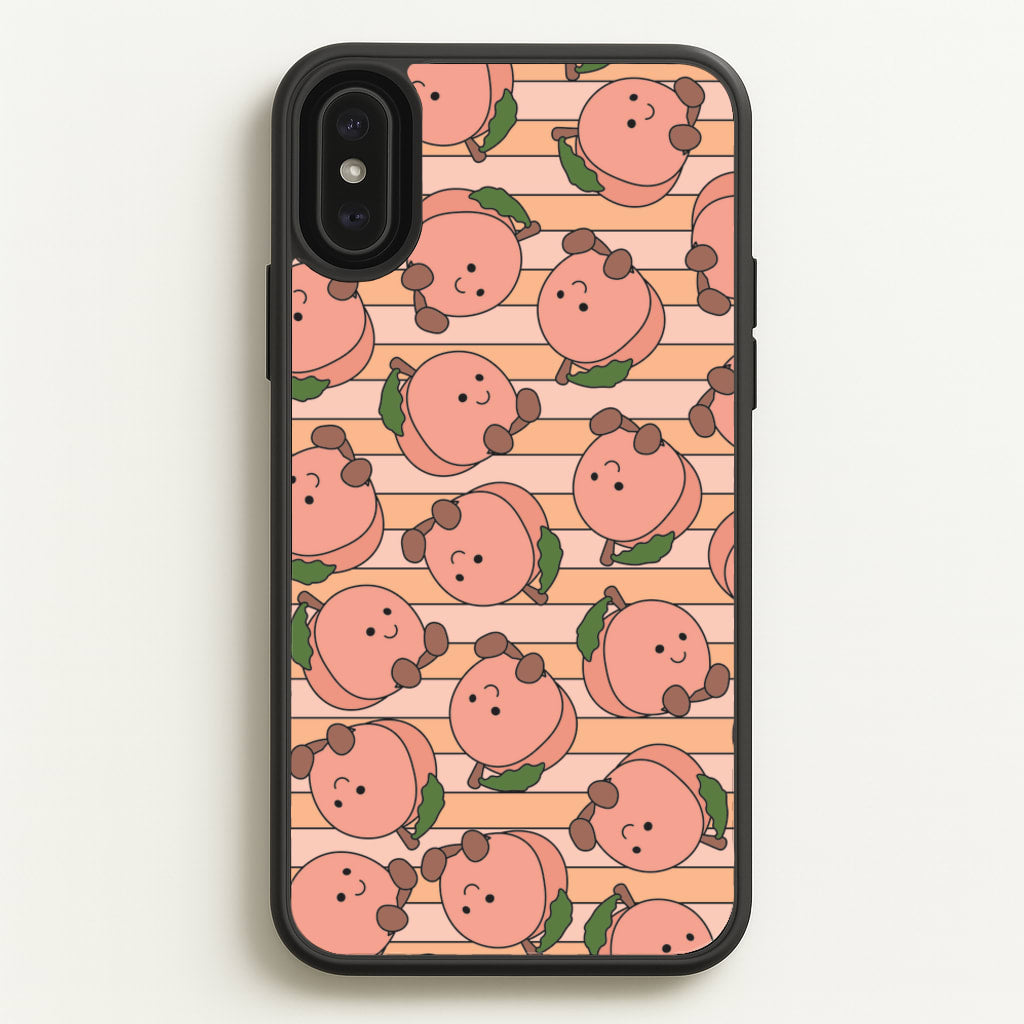 Feeling Peachy - Plushy Phone Case for iPhone XS Max