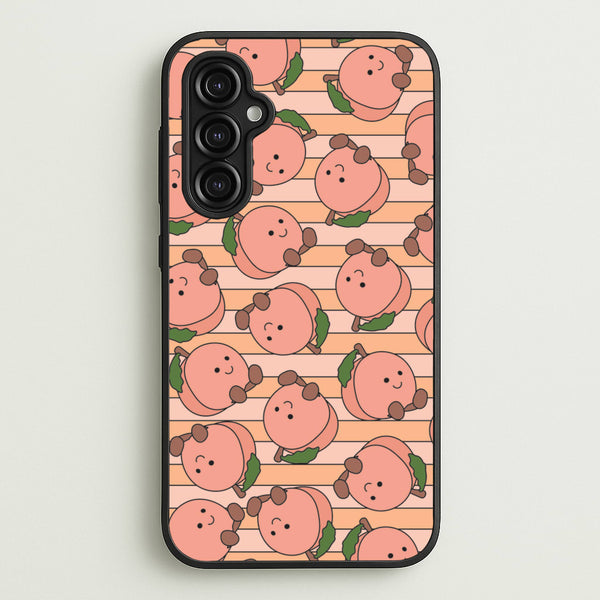 Feeling Peachy - Plushy Phone Case for Galaxy A14