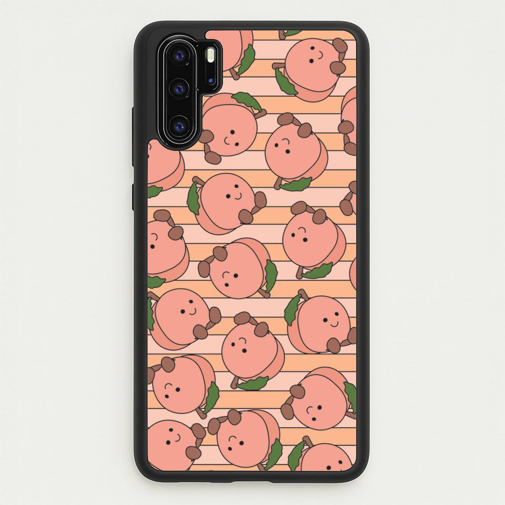 Feeling Peachy - Plushy Phone Case for Huawei P30 Pro