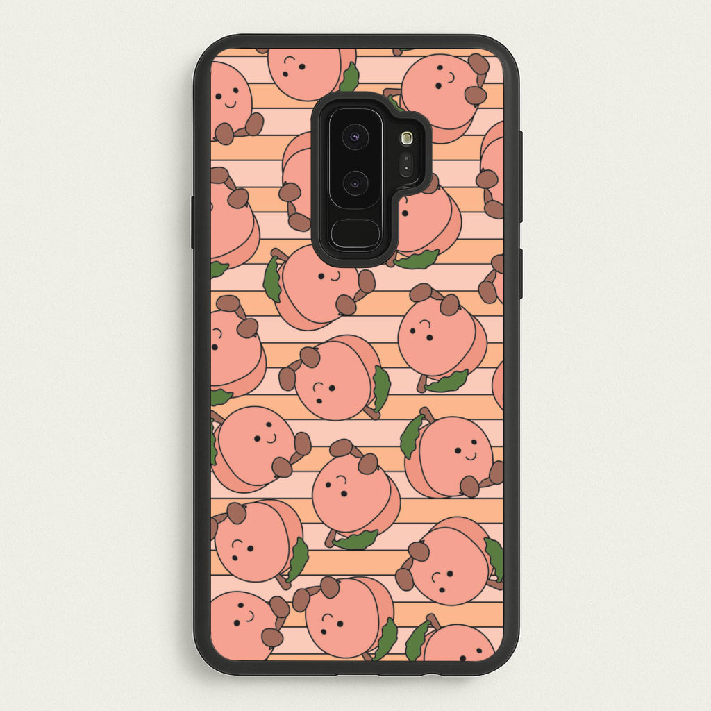 Feeling Peachy - Plushy Phone Case for Galaxy S9 Plus