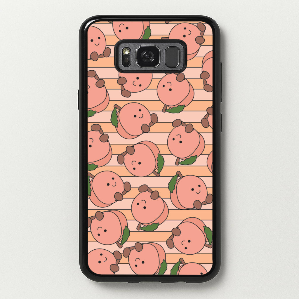 Feeling Peachy - Plushy Phone Case for Galaxy S8 Plus