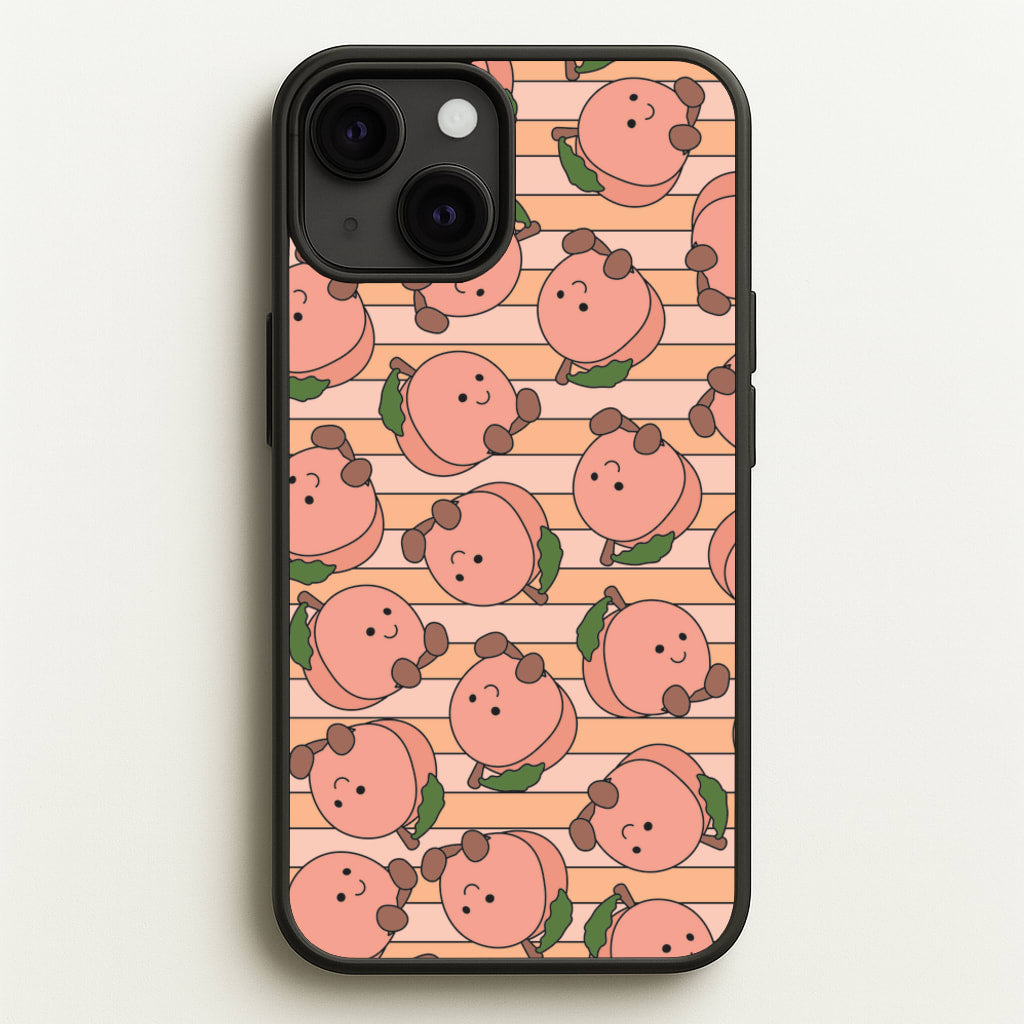 Feeling Peachy - Plushy Phone Case for iPhone 13 Mini