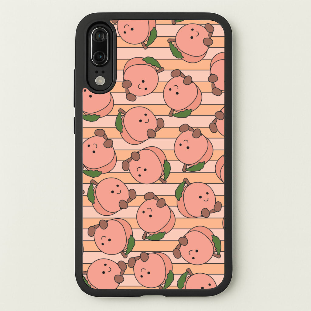 Feeling Peachy - Plushy Phone Case for Huawei P20