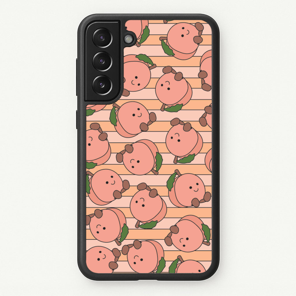 Feeling Peachy - Plushy Phone Case for Galaxy S21