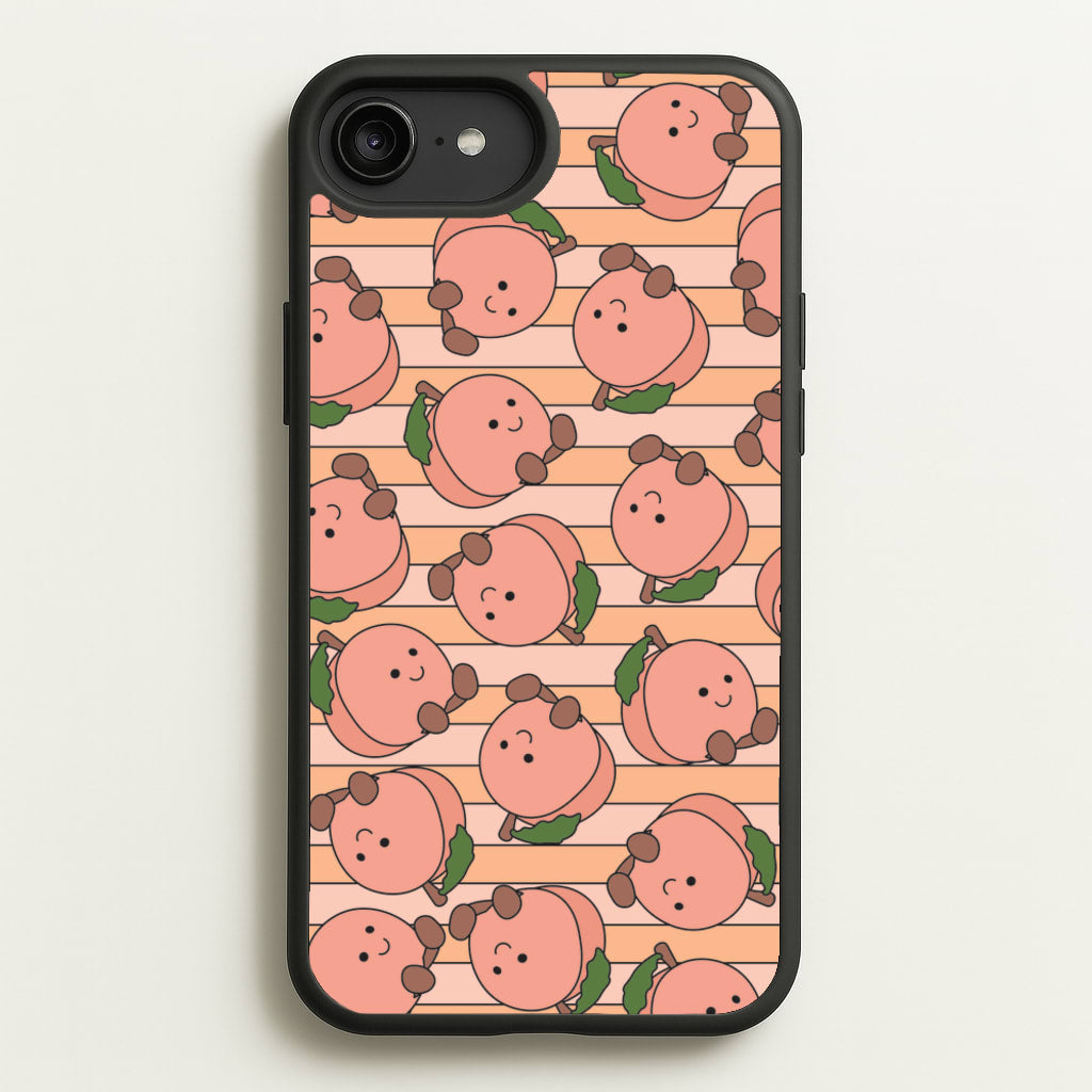 Feeling Peachy - Plushy Phone Case for iPhone 6 Plus / 7 Plus / 8 Plus