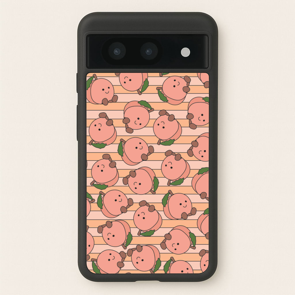 Feeling Peachy - Plushy Phone Case for Google Pixel 8a