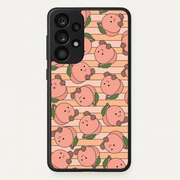 Feeling Peachy - Plushy Phone Case for Galaxy A53