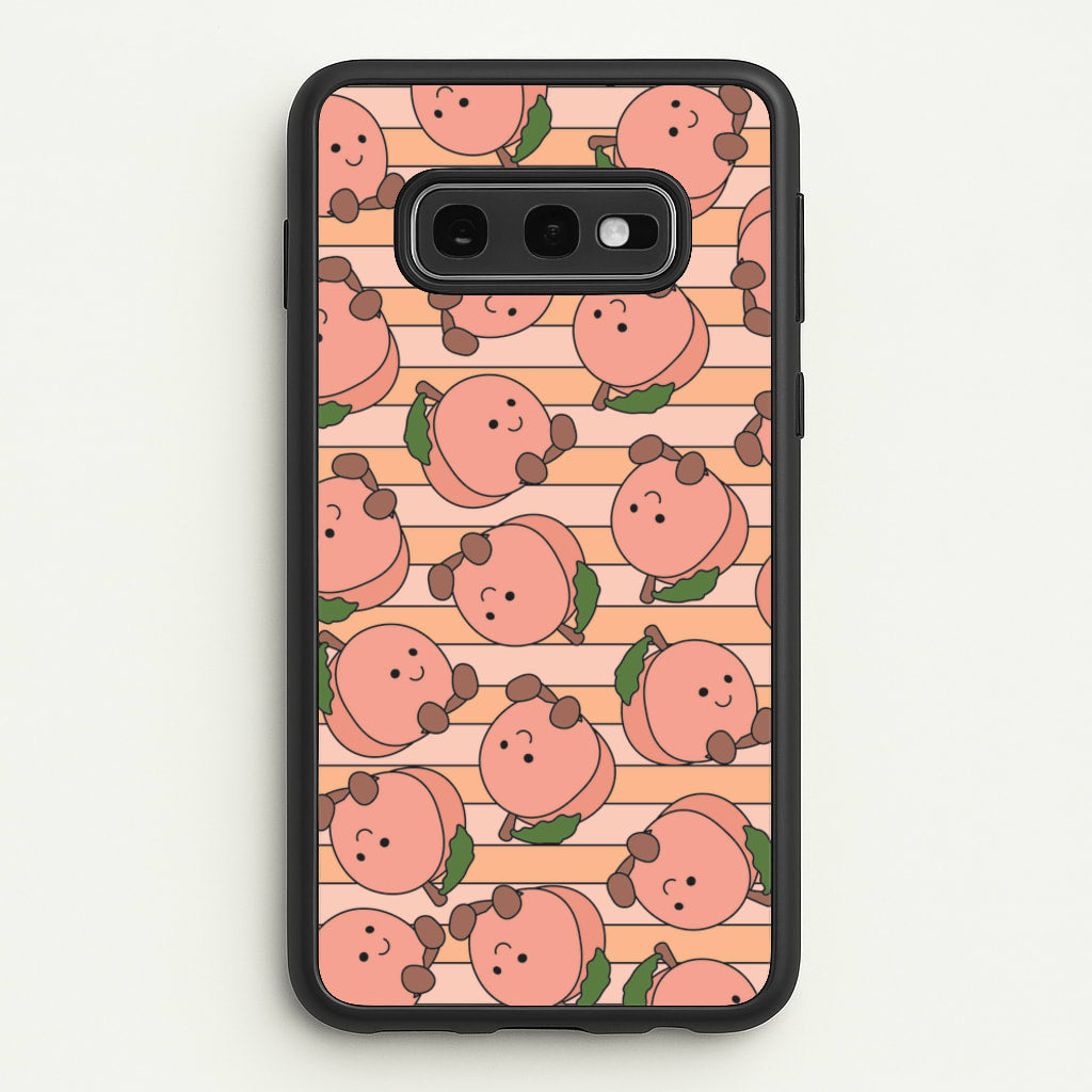 Feeling Peachy - Plushy Phone Case for Galaxy S10e
