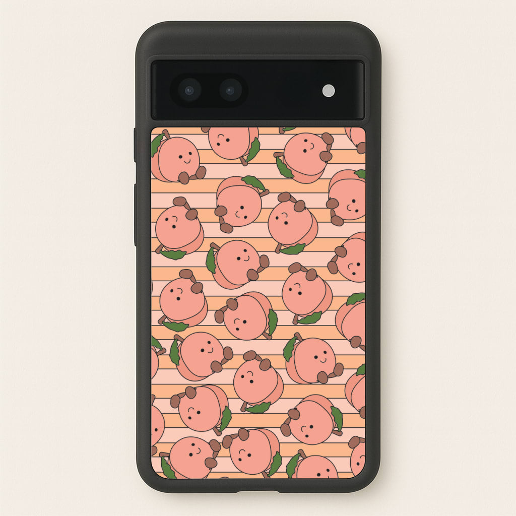 Feeling Peachy - Plushy Phone Case for Google Pixel 6a