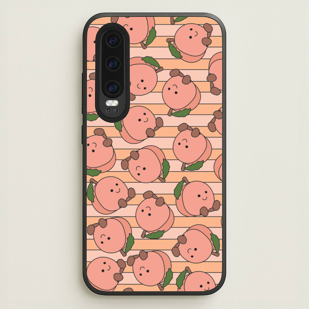 Feeling Peachy - Plushy Phone Case for Huawei P30