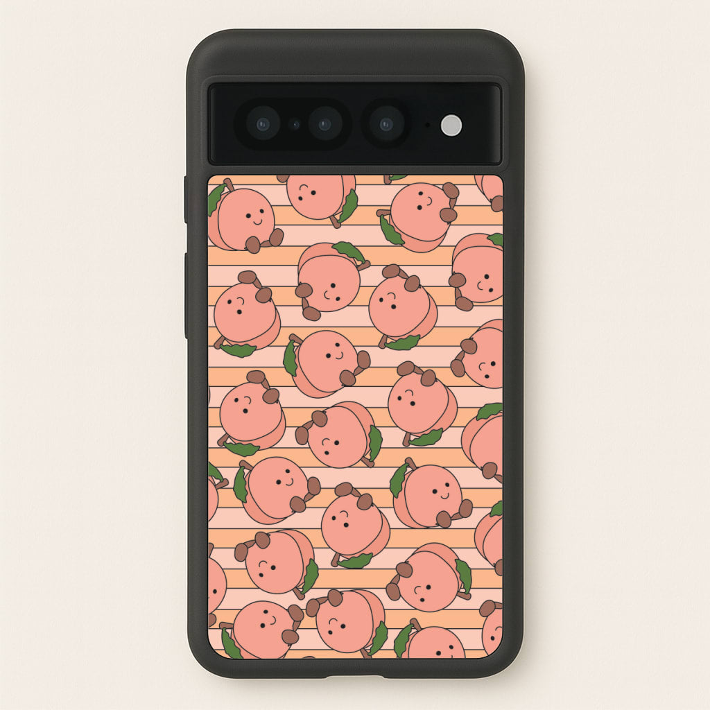 Feeling Peachy - Plushy Phone Case for Google Pixel 7 Pro
