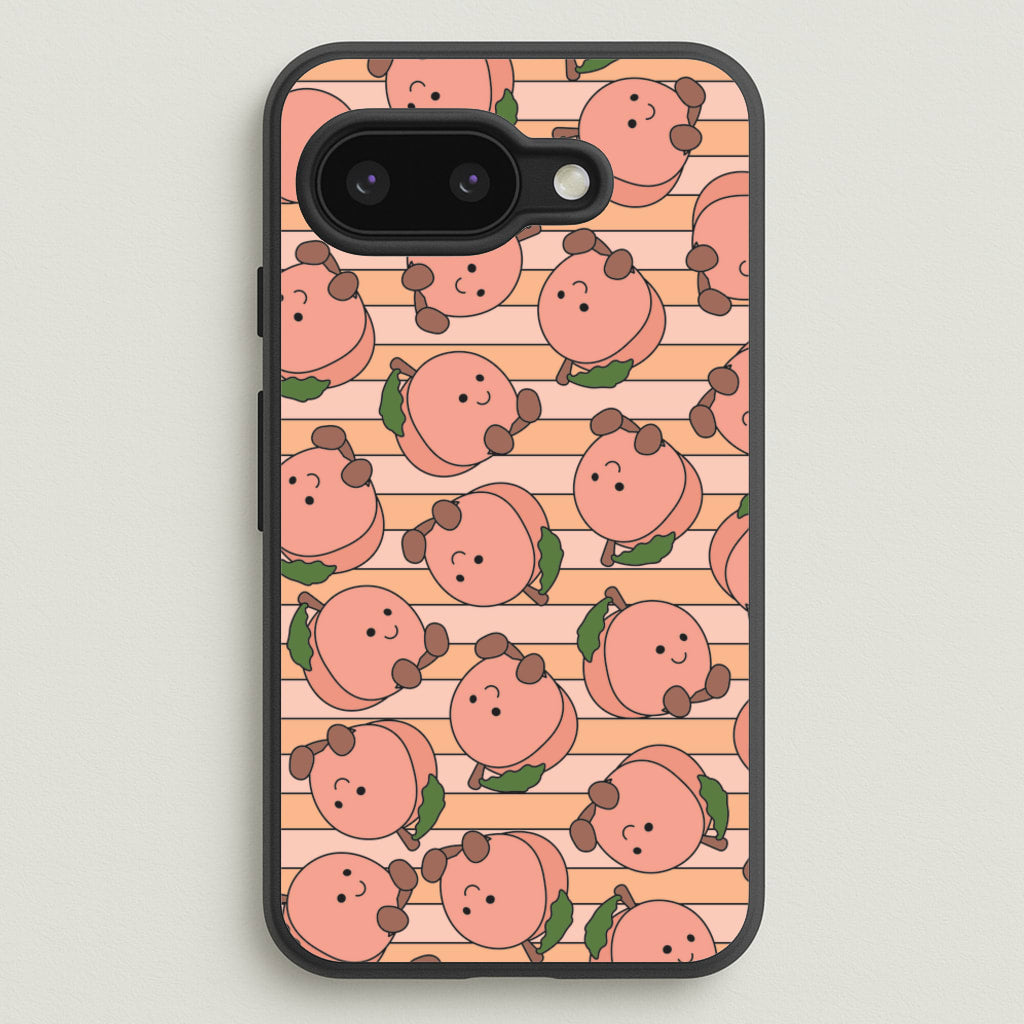 Feeling Peachy - Plushy Phone Case for Google Pixel 9a