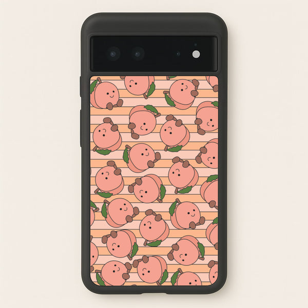 Feeling Peachy - Plushy Phone Case for Google Pixel 6