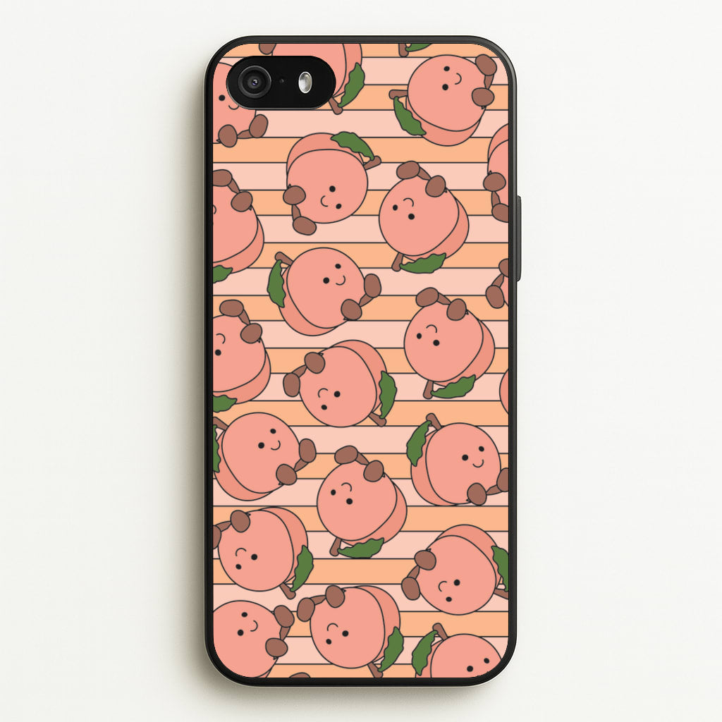 Feeling Peachy - Plushy Phone Case for iPhone 5 / 5s / SE 2016