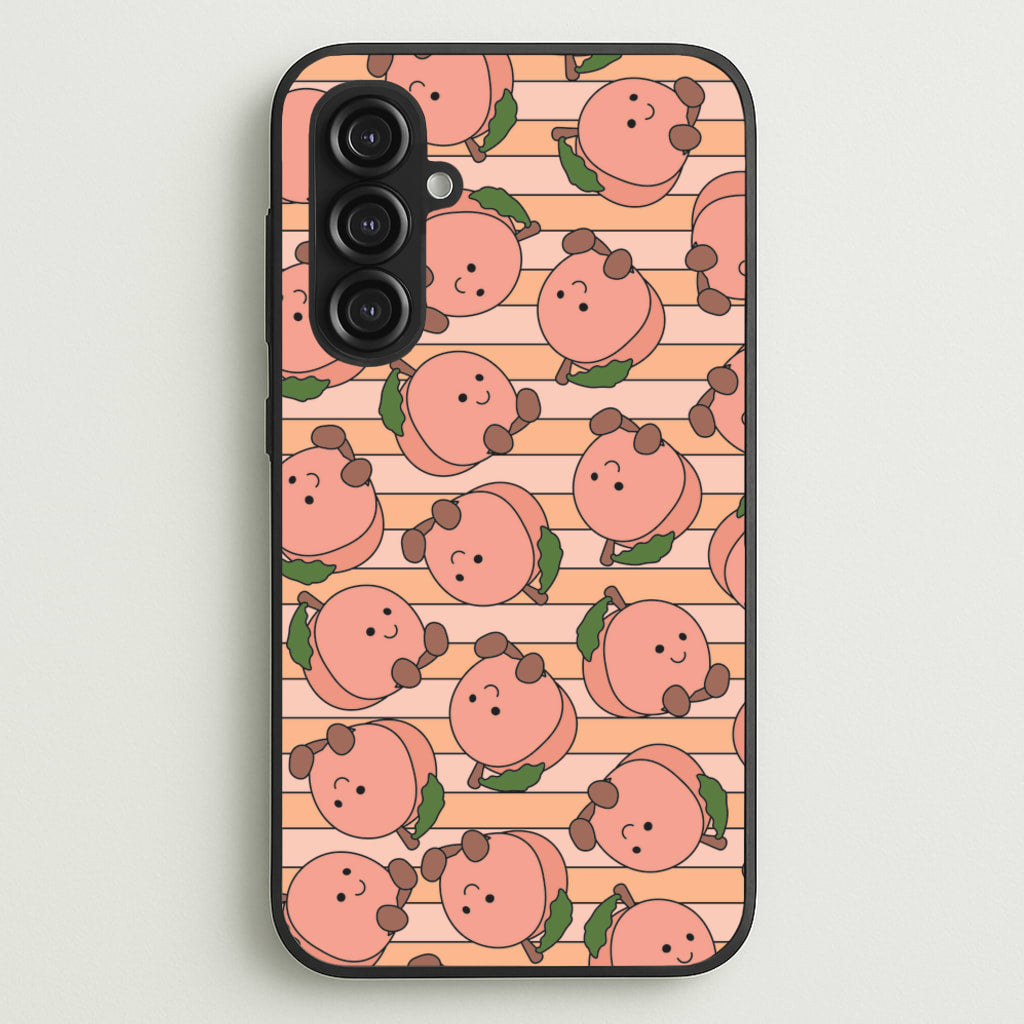 Feeling Peachy - Plushy Phone Case for Galaxy S23FE