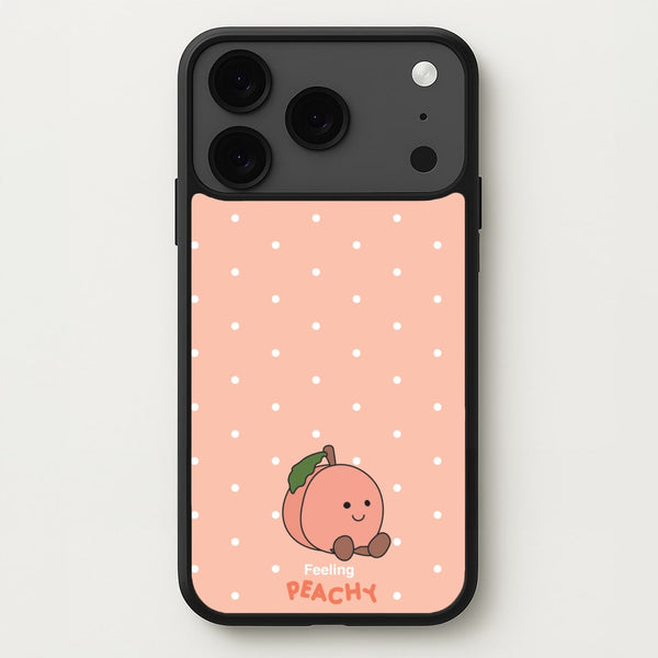 Peach Pattern Phone Case for iPhone 17 Pro Max