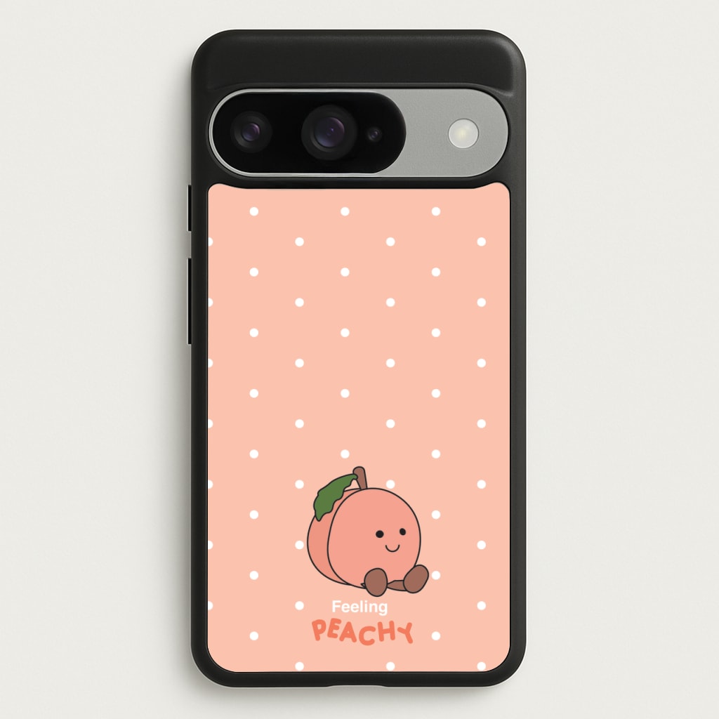 Peach Pattern Phone Case for Google Pixel 10 / 10 Pro
