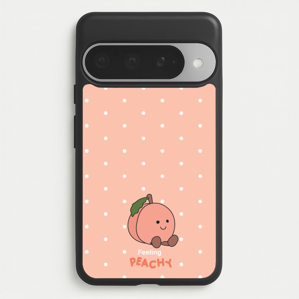 Peach Pattern Phone Case for Google Pixel 10 Pro XL