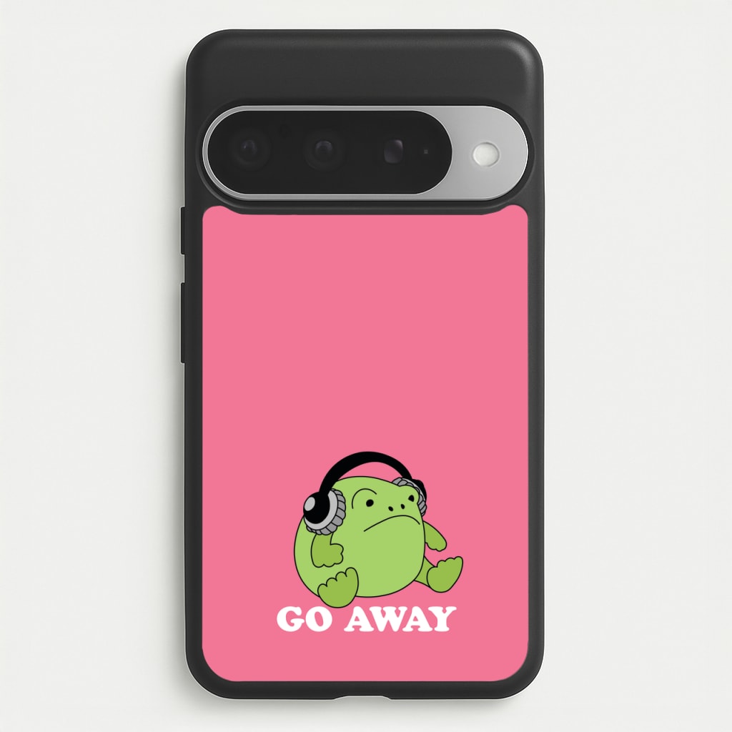 Go Away Grumpy Frog Phone Case for Google Pixel 10 Pro XL