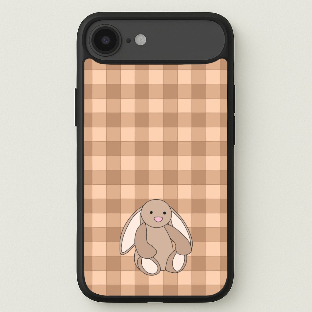 Bunny Checkered Pattern Phone Case for iPhone 17 Air