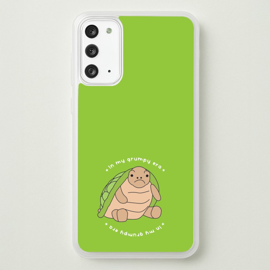 Grumpy Era Turtle - Plushy Phone Case for Galaxy Note 20