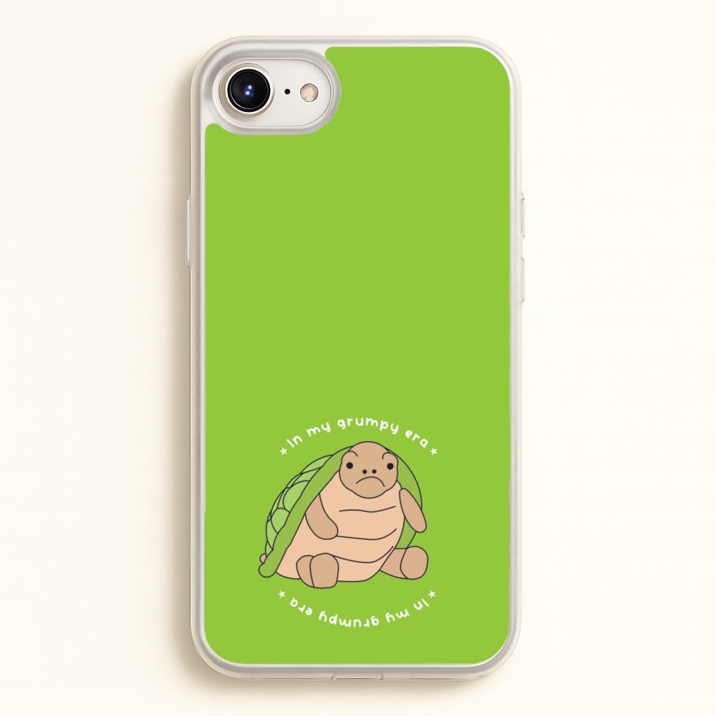 Grumpy Era Turtle - Plushy Phone Case for iPhone 6 / 7 / 8 / SE