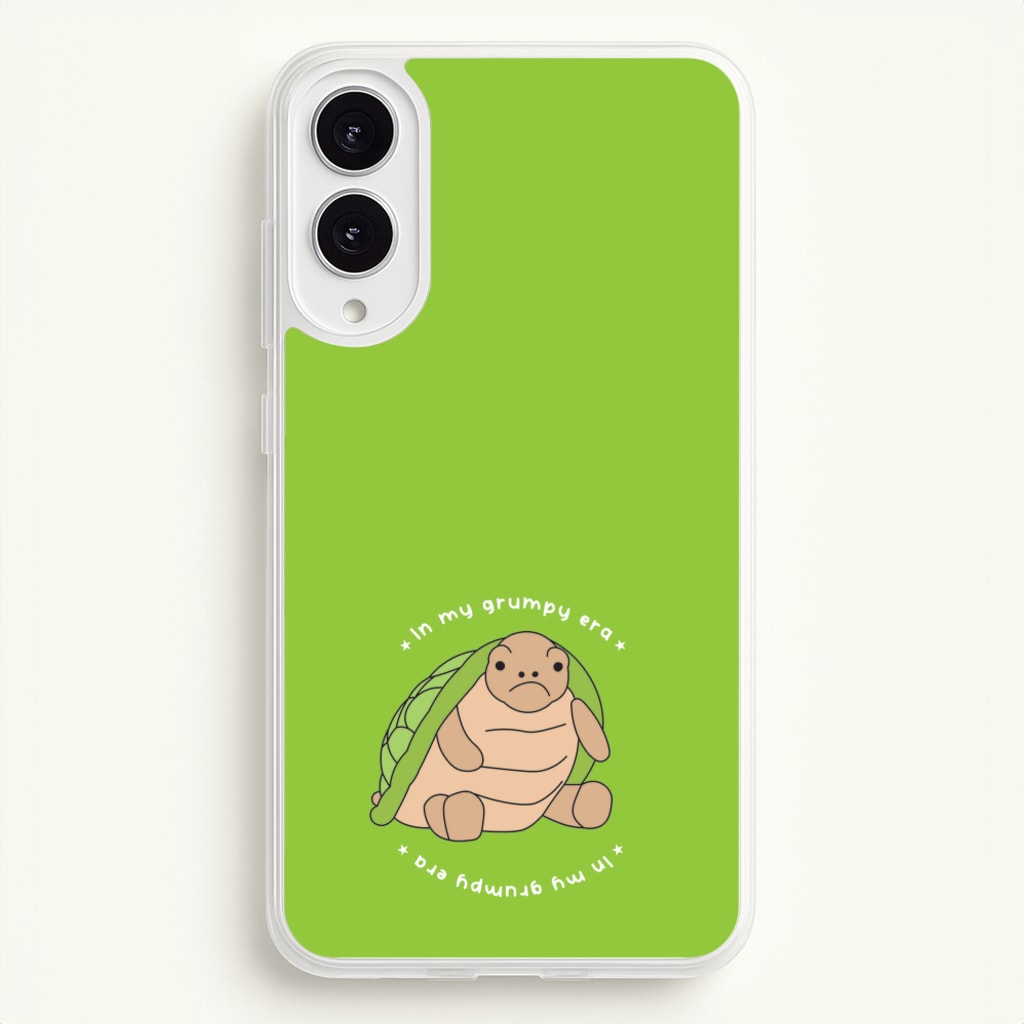 Grumpy Era Turtle - Plushy Phone Case for Galaxy S25 Edge