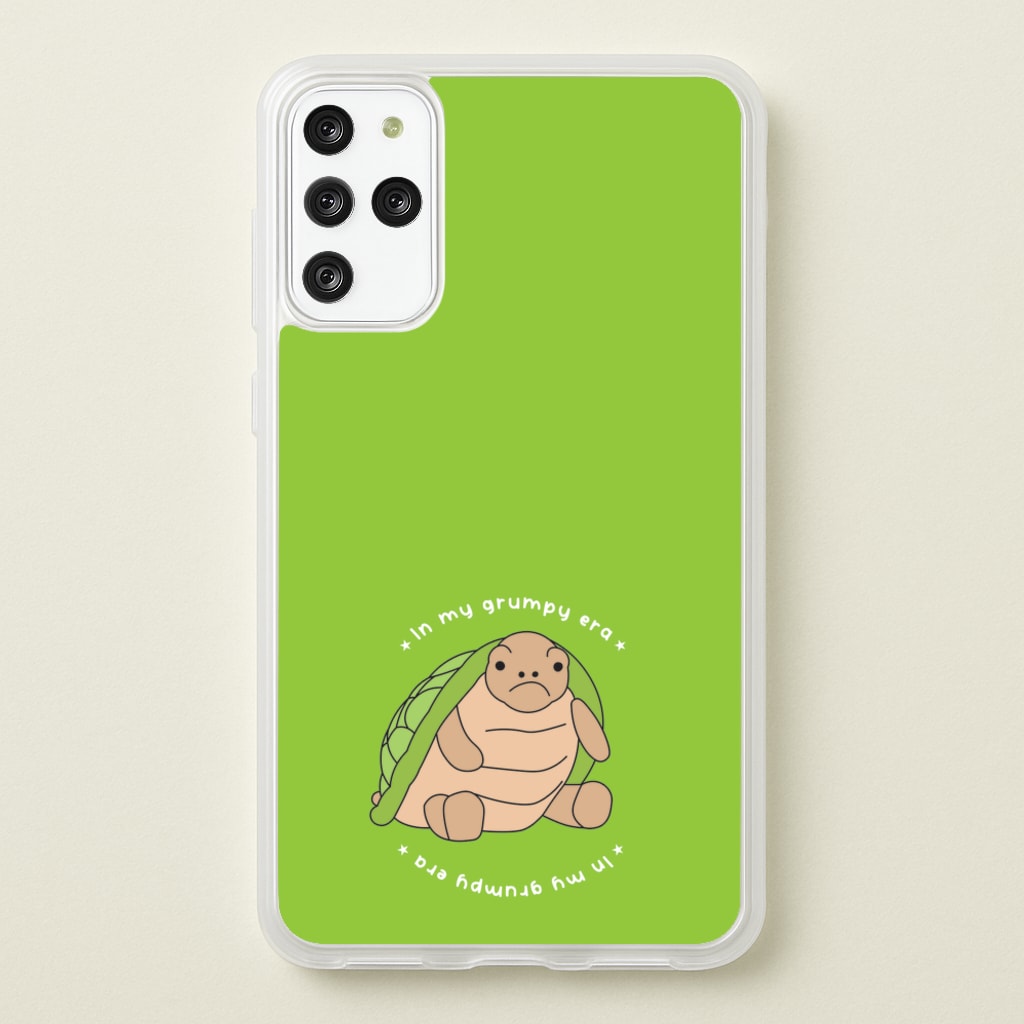 Grumpy Era Turtle - Plushy Phone Case for Galaxy S20 Plus