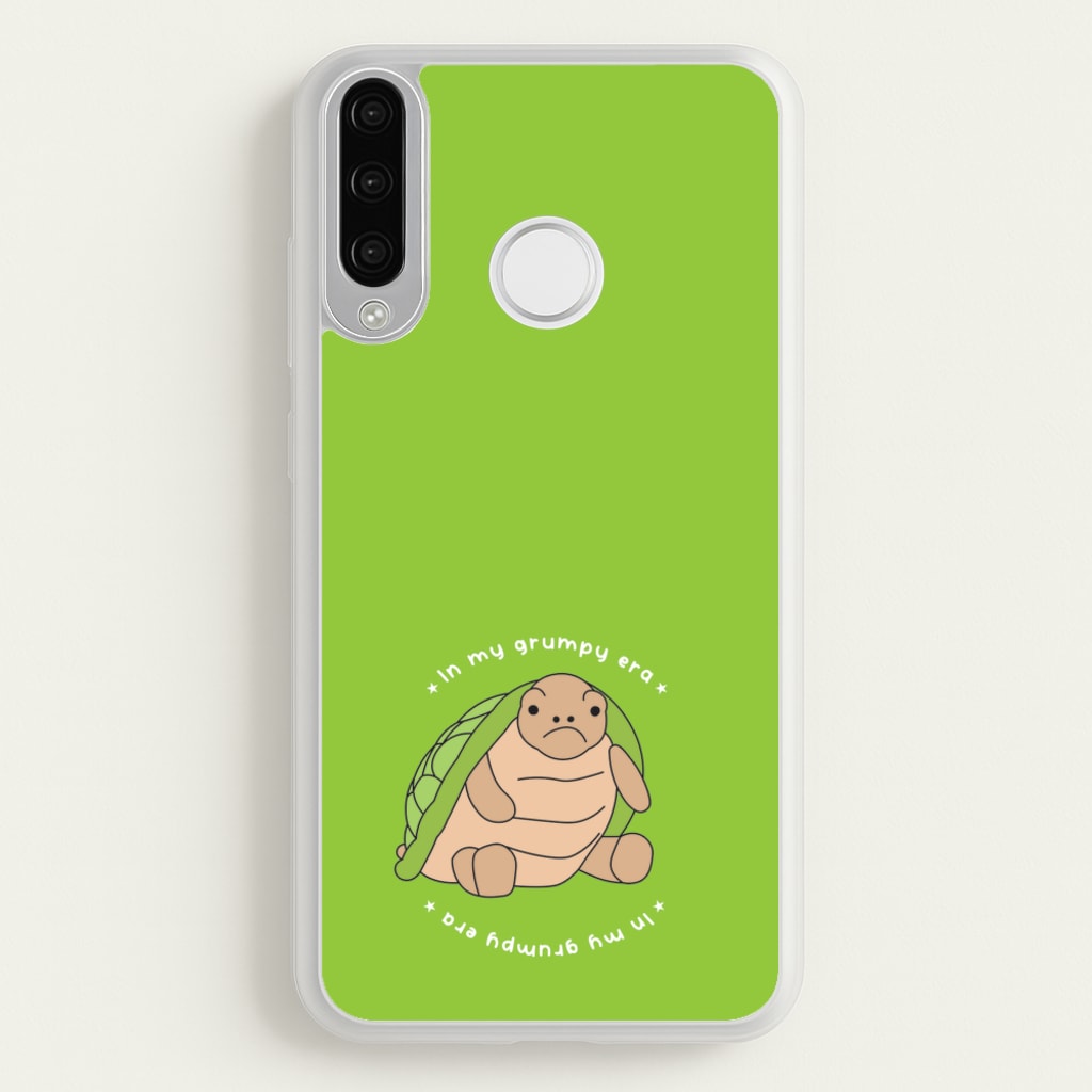 Grumpy Era Turtle - Plushy Phone Case for Huawei P30 Lite