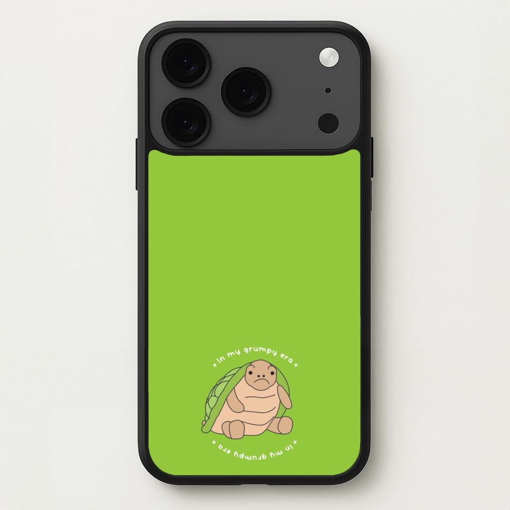 Grumpy Era Turtle Phone Case for iPhone 17 Pro