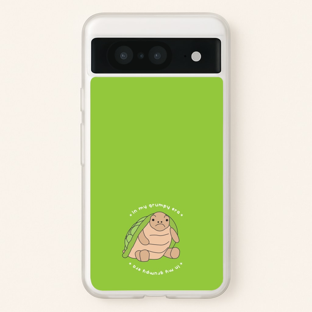 Grumpy Era Turtle - Plushy Phone Case for Google Pixel 8