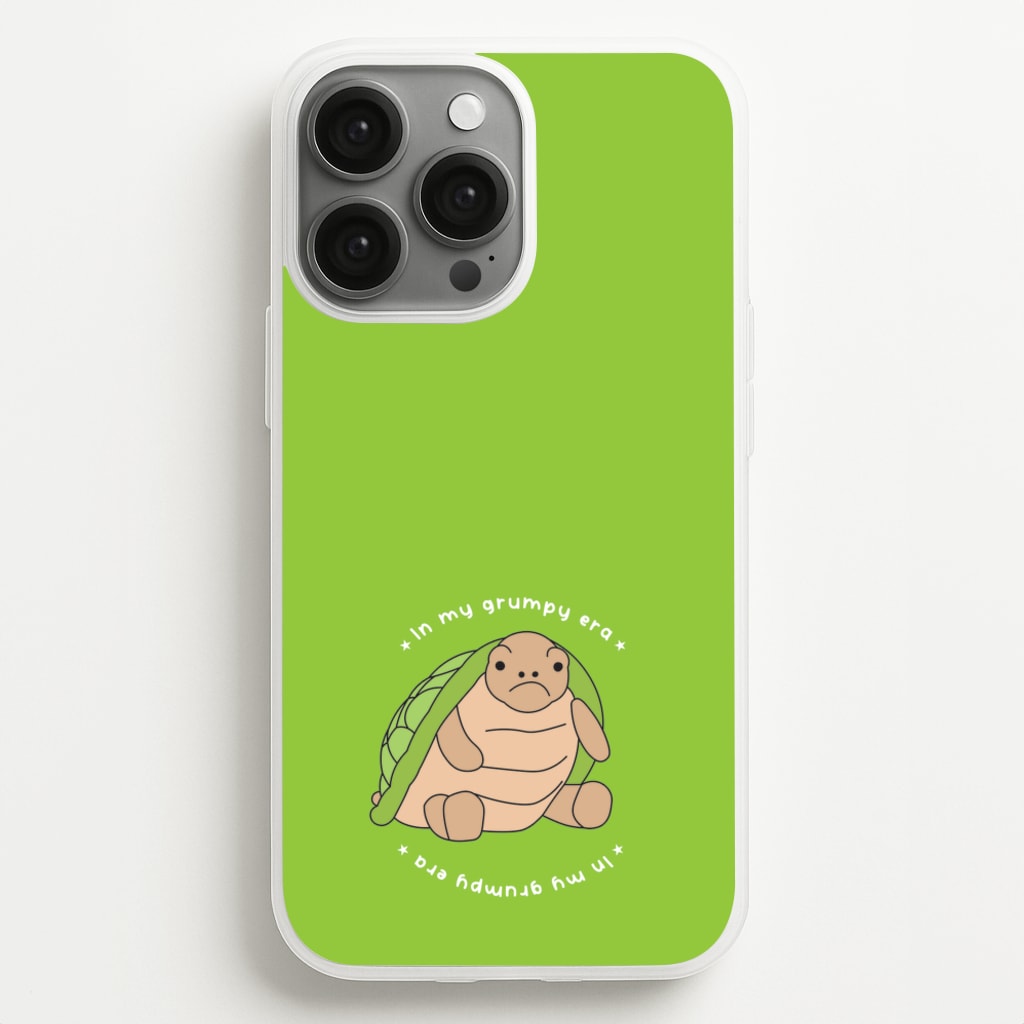 Grumpy Era Turtle - Plushy Phone Case for iPhone 13 Pro Max