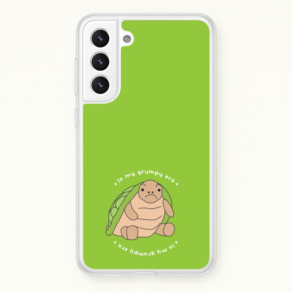 Grumpy Era Turtle - Plushy Phone Case for Galaxy S21