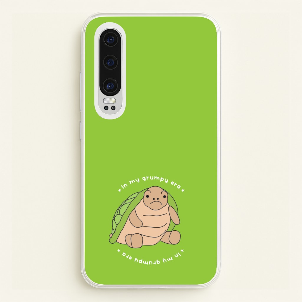 Grumpy Era Turtle - Plushy Phone Case for Huawei P30