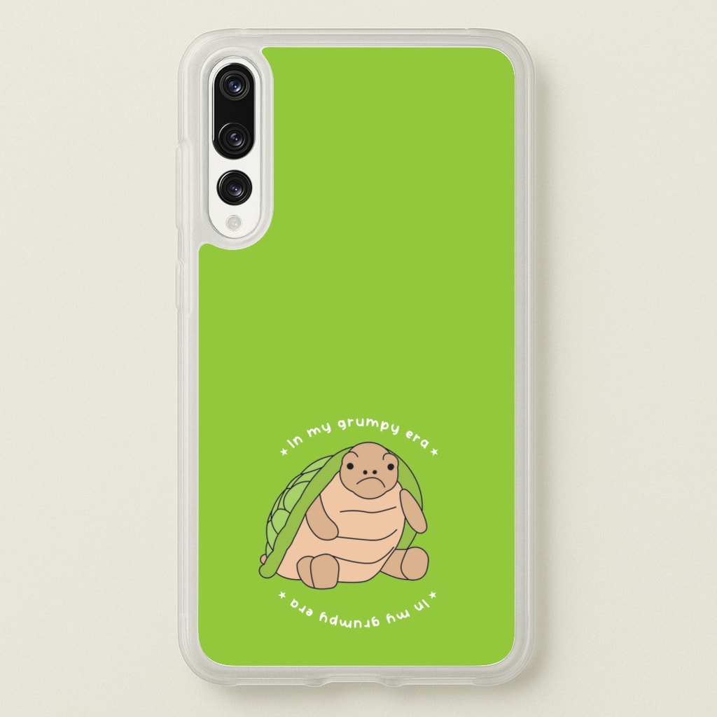 Grumpy Era Turtle - Plushy Phone Case for Huawei P20 Pro