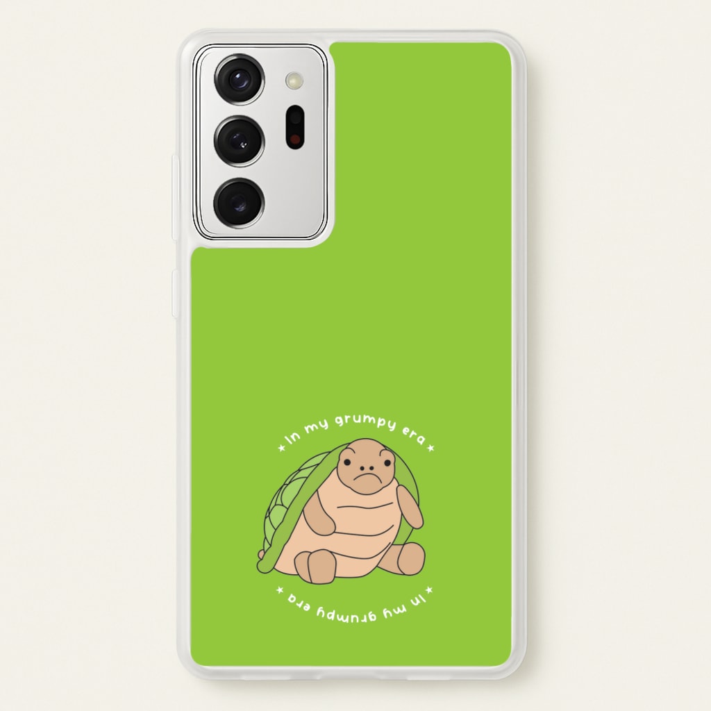 Grumpy Era Turtle - Plushy Phone Case for Galaxy Note 20 Ultra