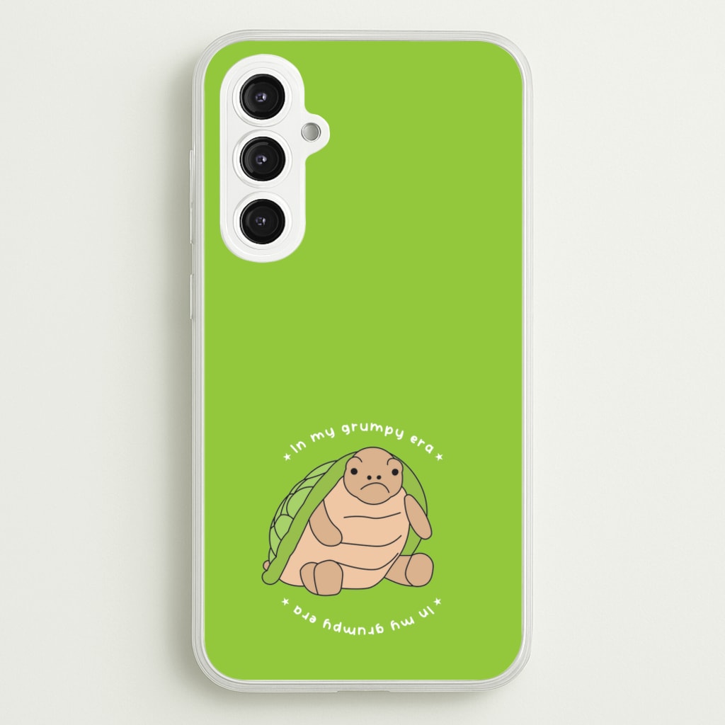 Grumpy Era Turtle - Plushy Phone Case for Galaxy S23FE