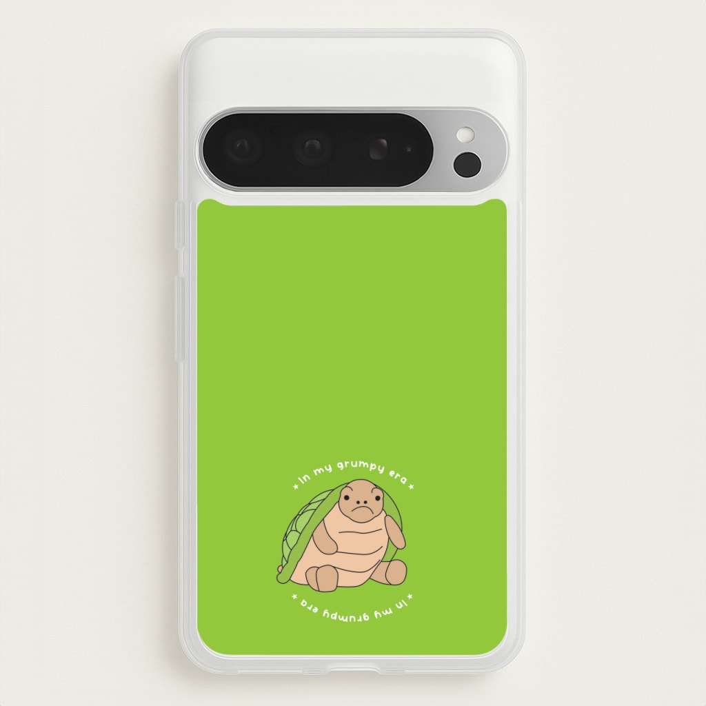 Grumpy Era Turtle - Plushy Phone Case for Google Pixel 9 Pro XL