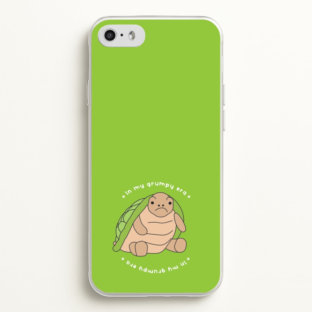 Grumpy Era Turtle - Plushy Phone Case for iPhone 5 / 5s / SE 2016