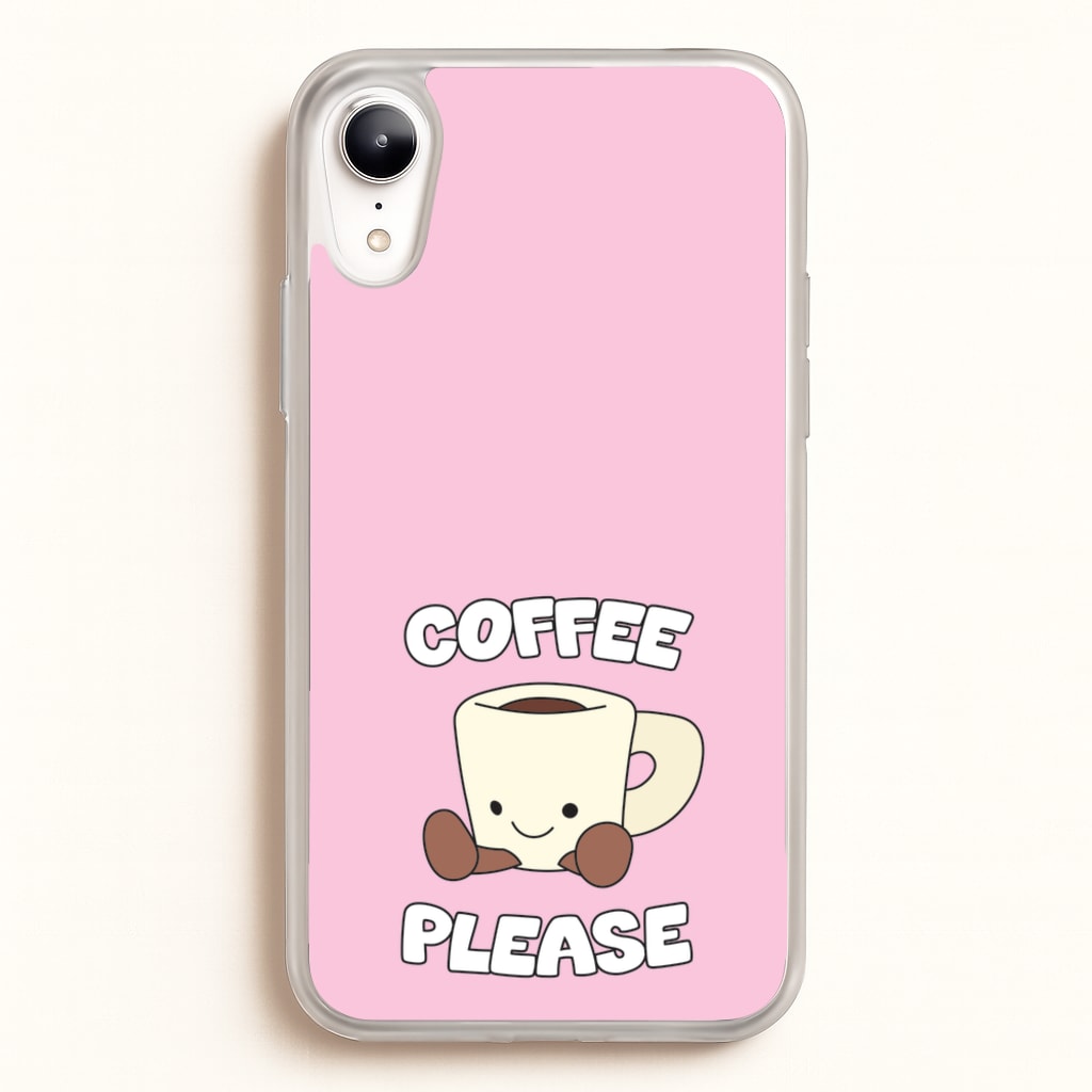 Coffee Please Mug - Plushy Phone Case for iPhone XR