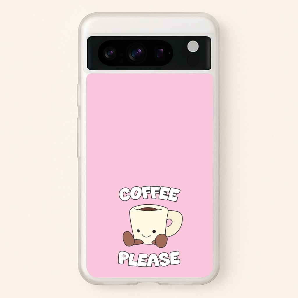 Coffee Please Mug - Plushy Phone Case for Google Pixel 8 Pro
