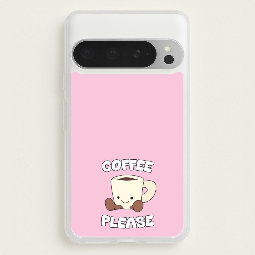 Coffee Please Mug - Plushy Phone Case for Google Pixel 9 Pro XL