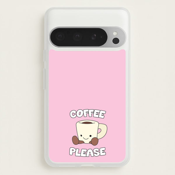 Coffee Please Mug - Plushy Phone Case for Google Pixel 9 Pro XL