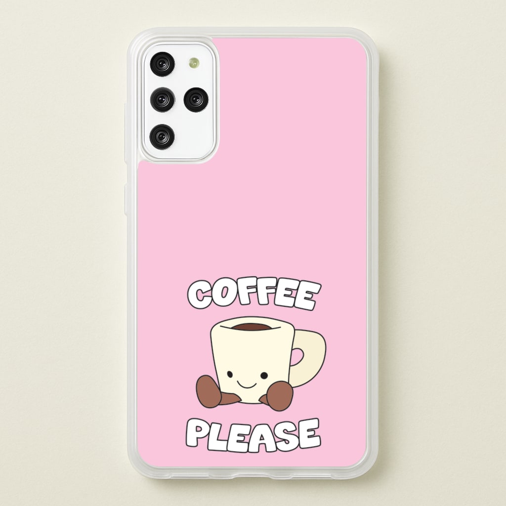 Coffee Please Mug - Plushy Phone Case for Galaxy S20 Plus